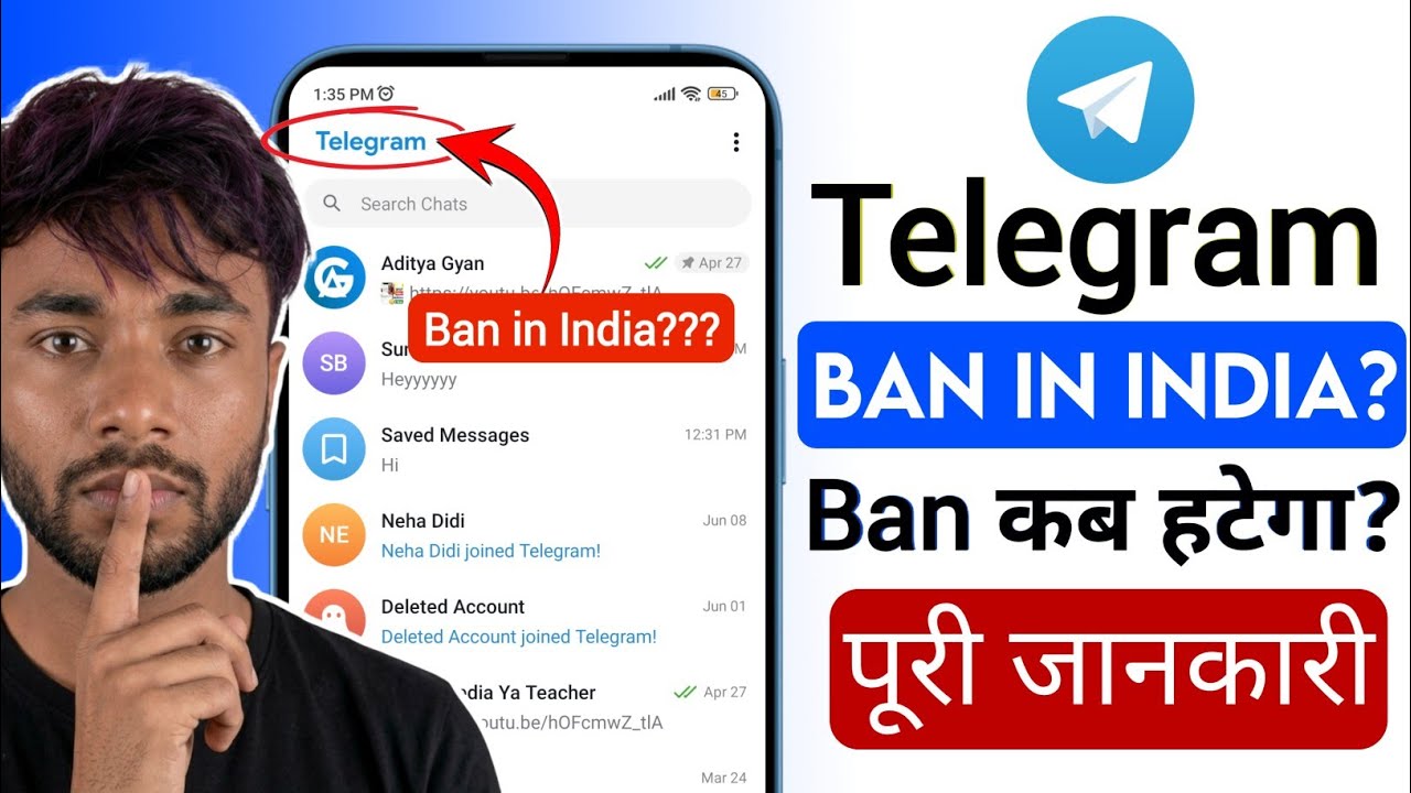 Big UPDATE: Telegram app not working in India | Telegram temporarily Ban in india news