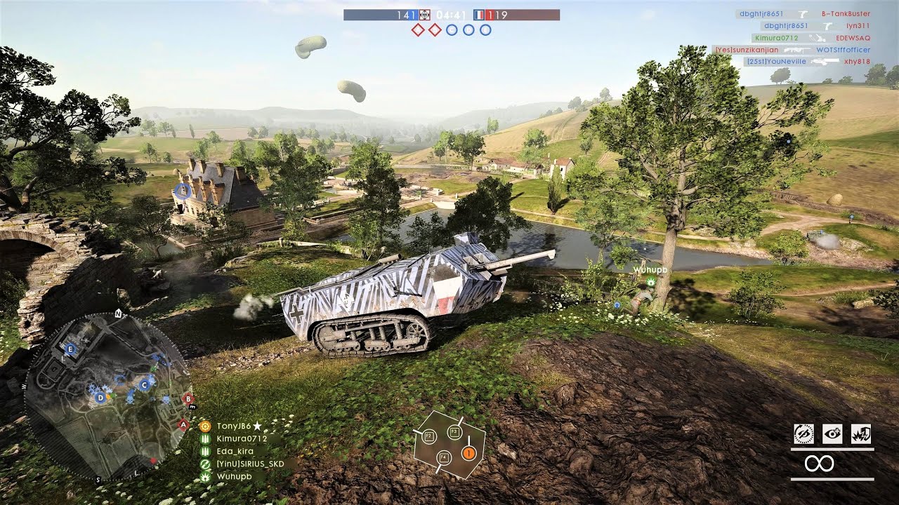 Battlefield 1 - Conquest Assault Tank Gameplay - 4K No Commentary [223]