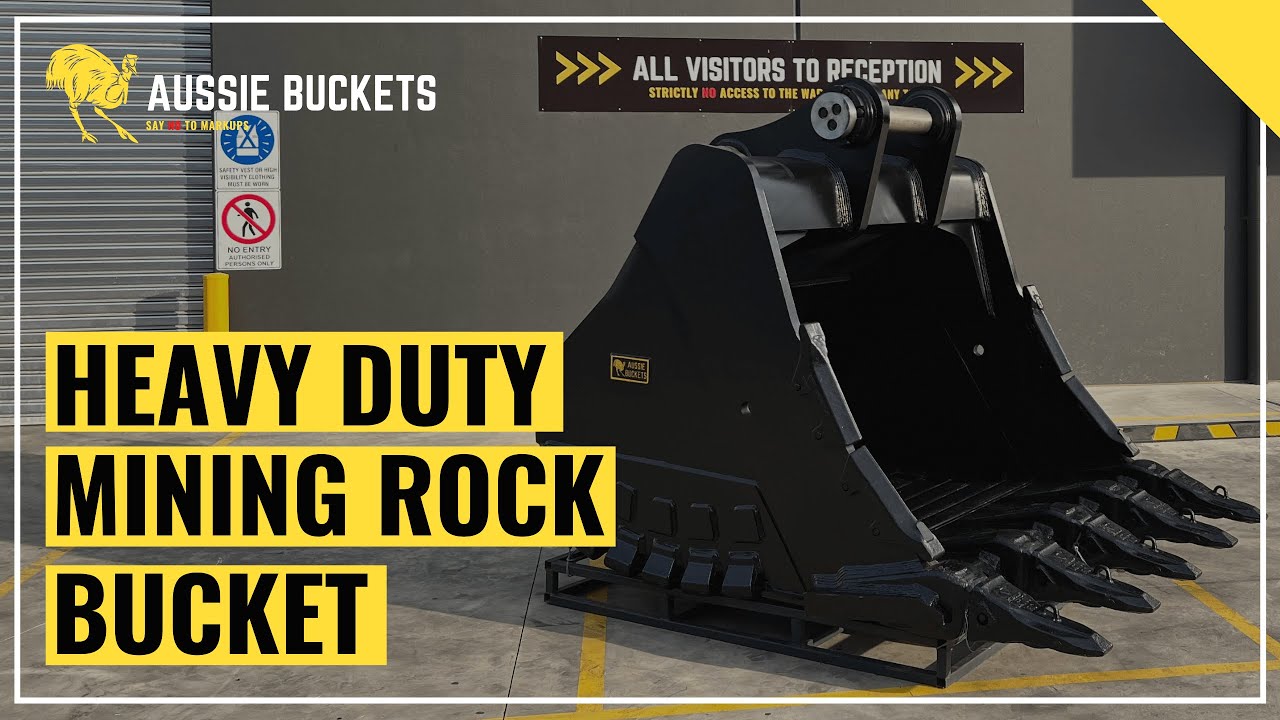 Aussie Buckets Heavy Duty Mining Rock Bucket Walkaround | Aussie Buckets