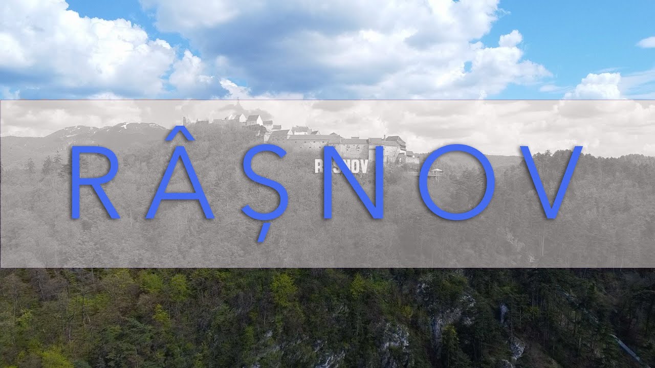 Rasnov, Romania by drone