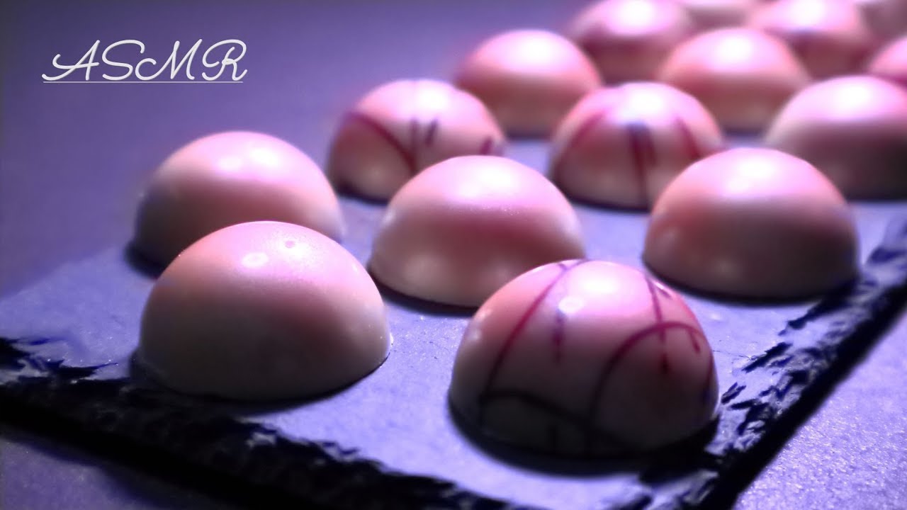 プロレシピ　～宝石ボンボンショコラ・ラズベリーガナッシュの作り方～　手作りバレンタインスイーツ　How to make  jewel Bonbon  chocolate raspberry