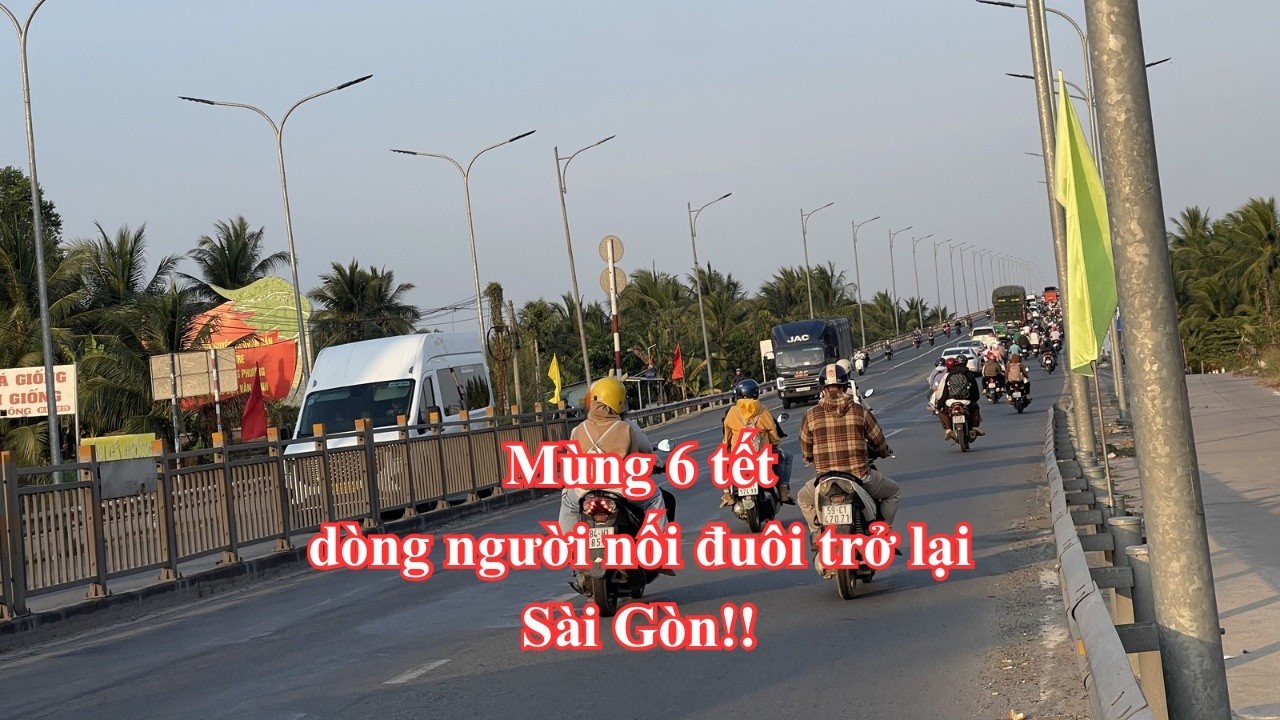 Mùng 6 tết người người nối đuôi nhau trở lại Sài Gòn, trở lại cuộc sống mưu sinh hằng ngày! #vlog