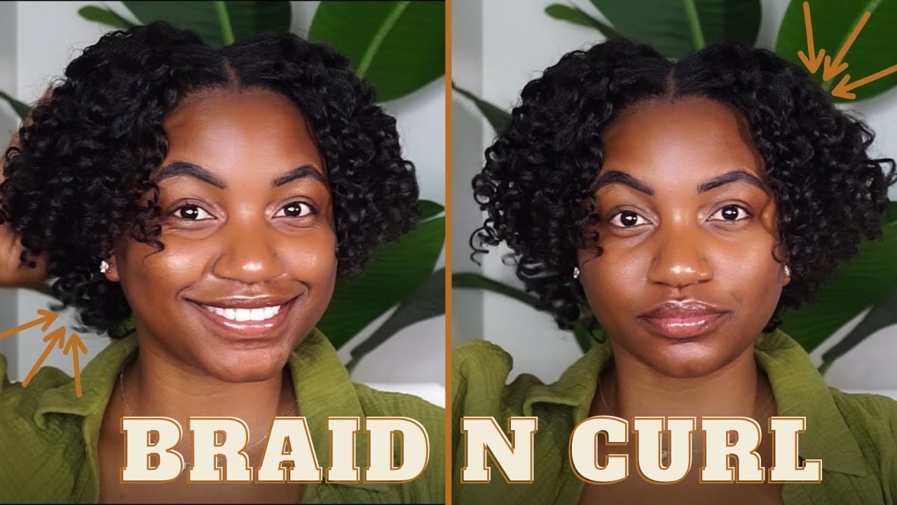 Braid and Curl on Relaxed Hair
