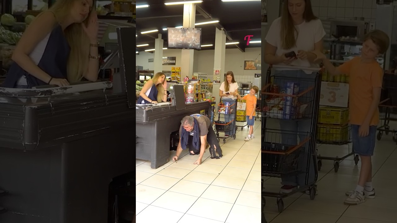 Little Boy Shames Rude Cashier with Kindness #shorts