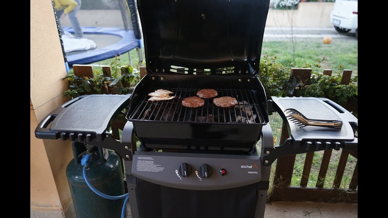 Comportamento cottura cibi su barbecue Sochef Saporillo - un 'assaggio' della preparazione.....
