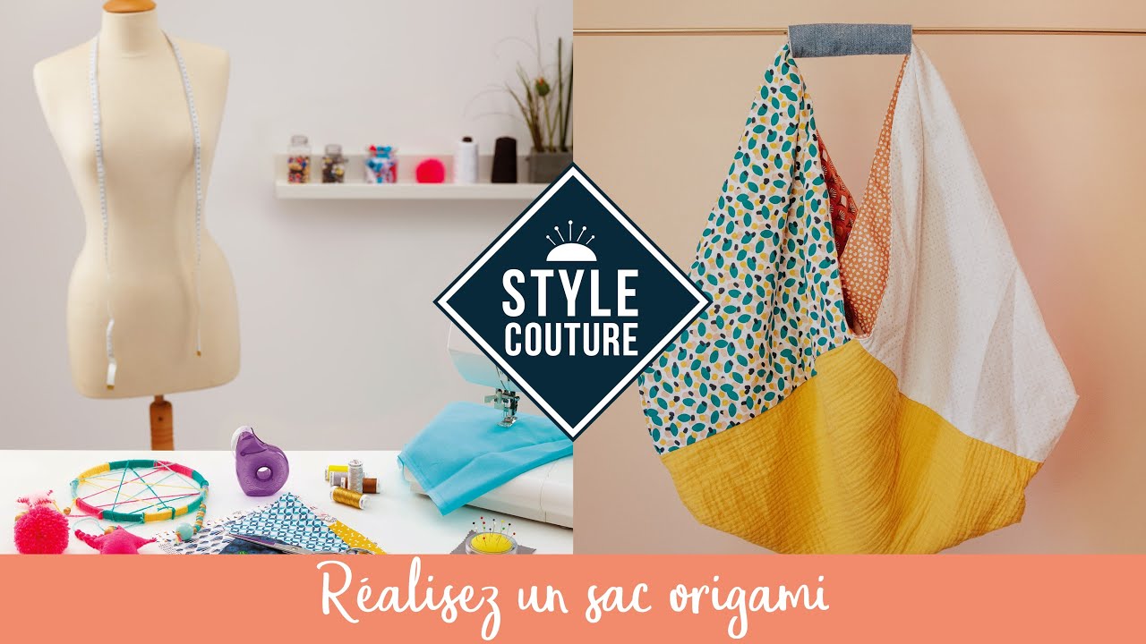 Tuto Couture : Créez un Sac Origami réversible avec Style Couture