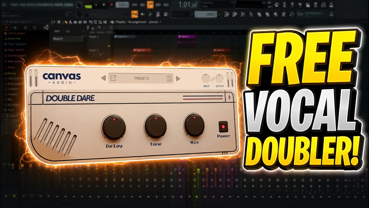 Double Dare by Canvas Audio | FREE Vocal Doubler Plugin (Sounds Amazing!)