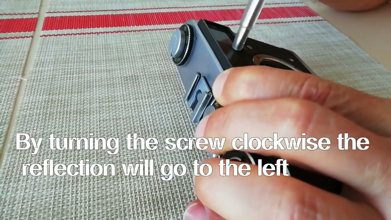 Adjusting the FED5 rangefinder of a vintage USSR camera