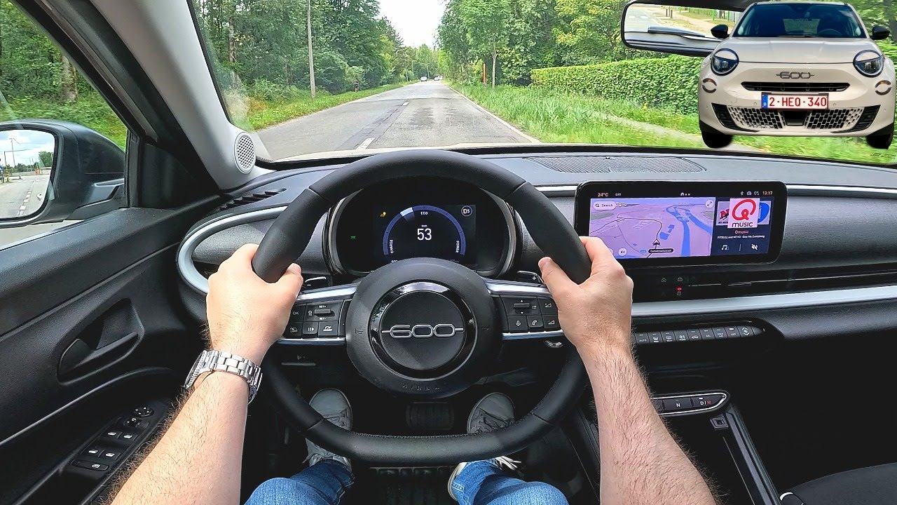 Fiat 600 Hybrid 2026 POV Test Drive | 1.2 145 hp