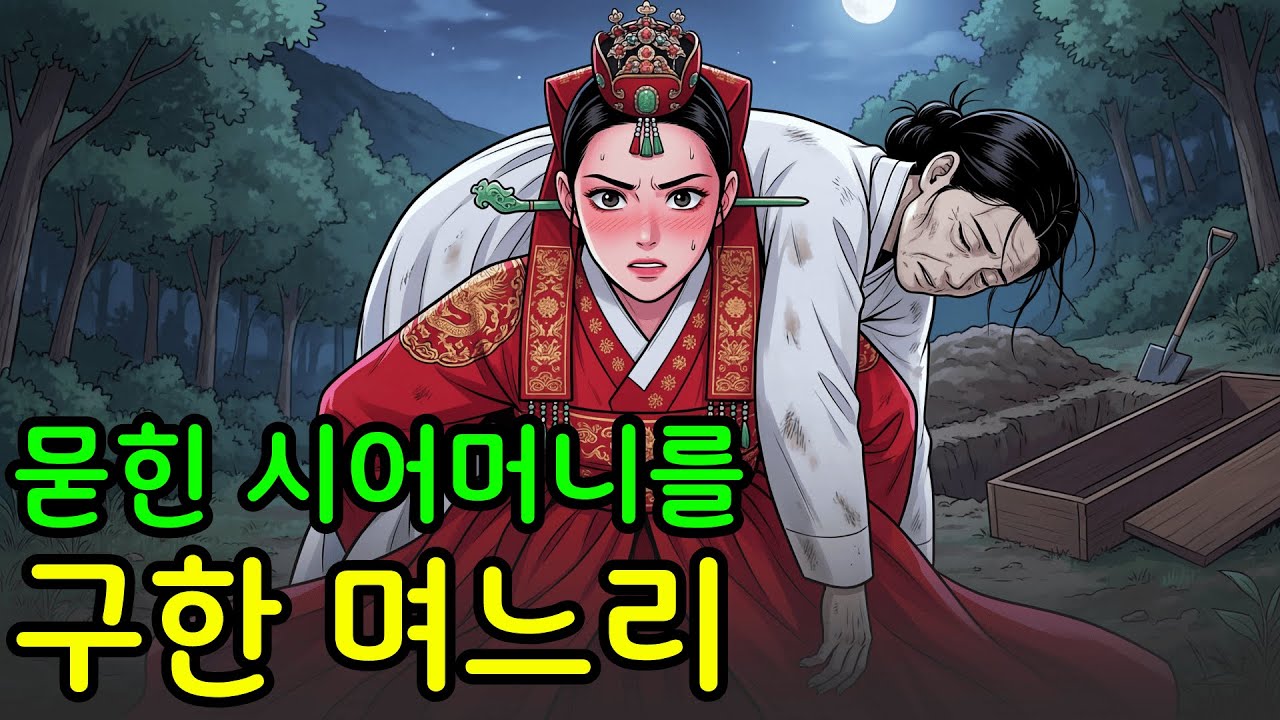 신혼 첫날밤에 산 채로 묻힌 시어머니를 구해낸 천재 며느리 야담/설화/민담/옛날이야기