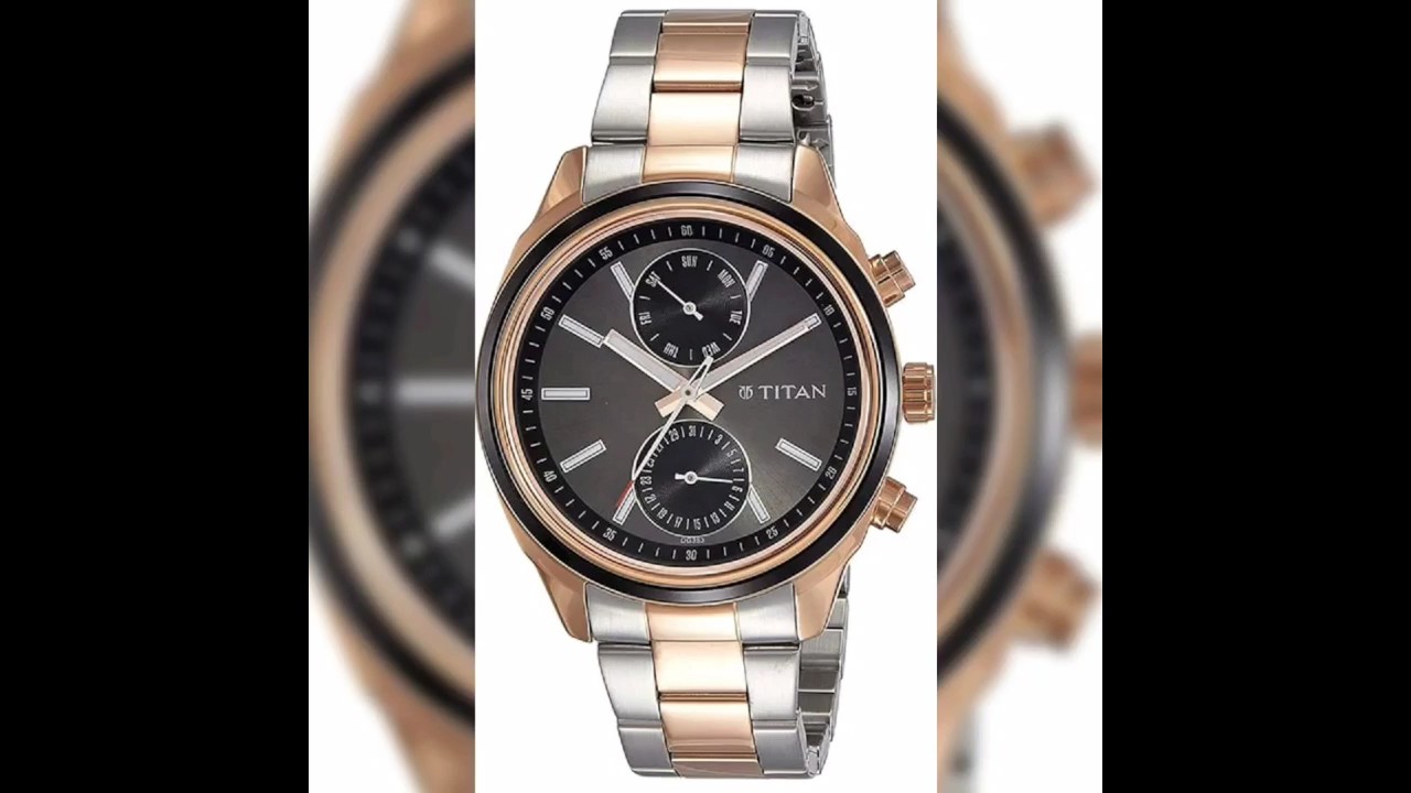 Titan Men's Metropolitan Luxe: Multifunction Black Dial  watch  Rs.5,676 