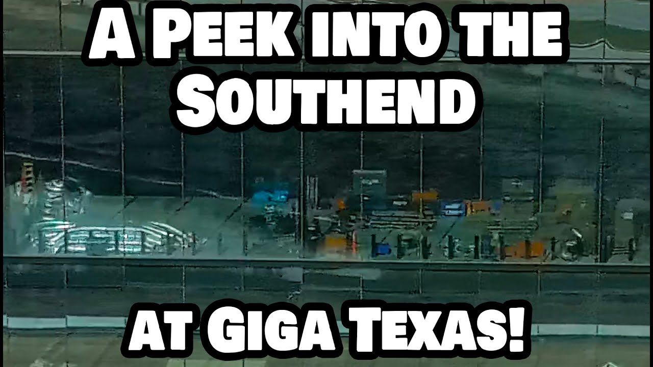 A PEEK INTO THE SOUTHEND AT GIGA TEXAS! - Tesla Gigafactory Austin 4K  Day 1586 - 11/25/24 -Tesla TX