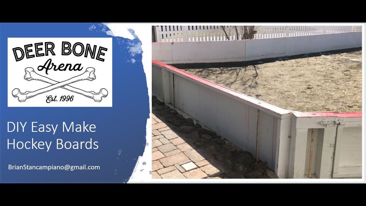 DIY Easy Make Hockey Boards
