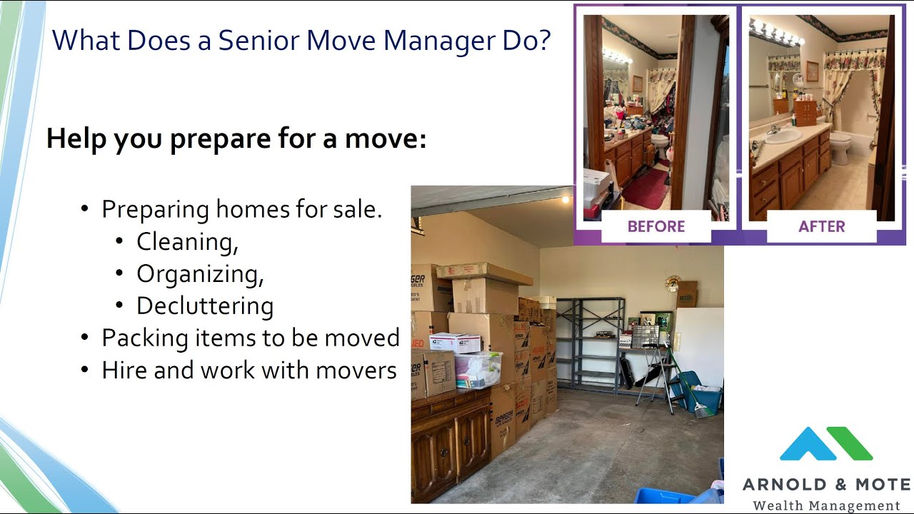 Working with Senior Move Manager - Tips for senior relocation, moving tips, decluttering, and more