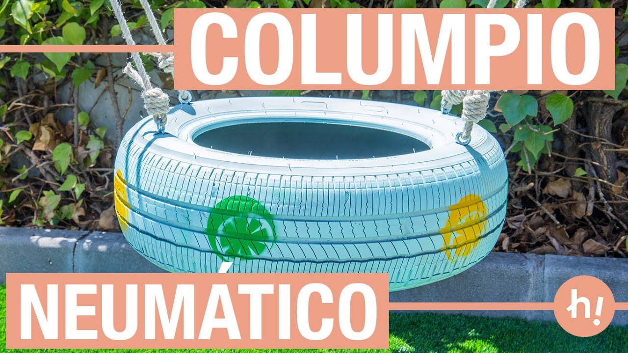 Columpio con un neumático · Handfie DIY
