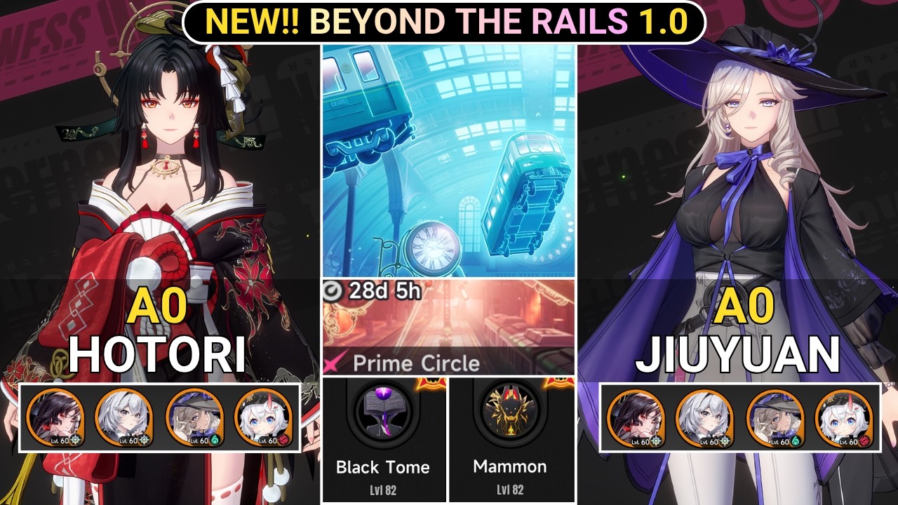 Hotori Main DPS VS Stage 10 Prime Circle! All F2P WP! A0 Hotori | Beyond The Rails NTE 1.0