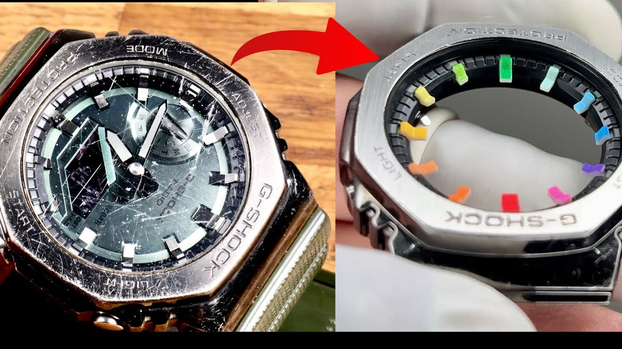 Я превратил этот потрепанный G-Shock Royal Oak в нечто особенное — реставрацию и модификацию Casi...
