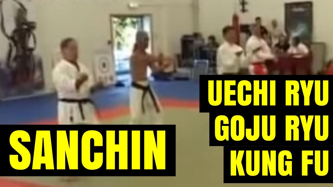Sanchin Comparado - Sensei Gushi (Uechi Ryu), Sensei Higoanna (Goju Ryu),  Shifu Chen, Shifu Pan