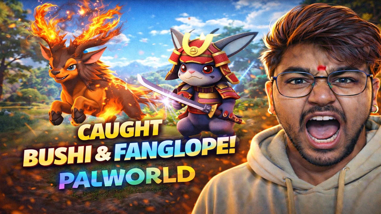New Game और सीधा Rare Pals Catch 🔥 Fanglope + Bushi | Palworld Hindi // #palworld #palworldgame