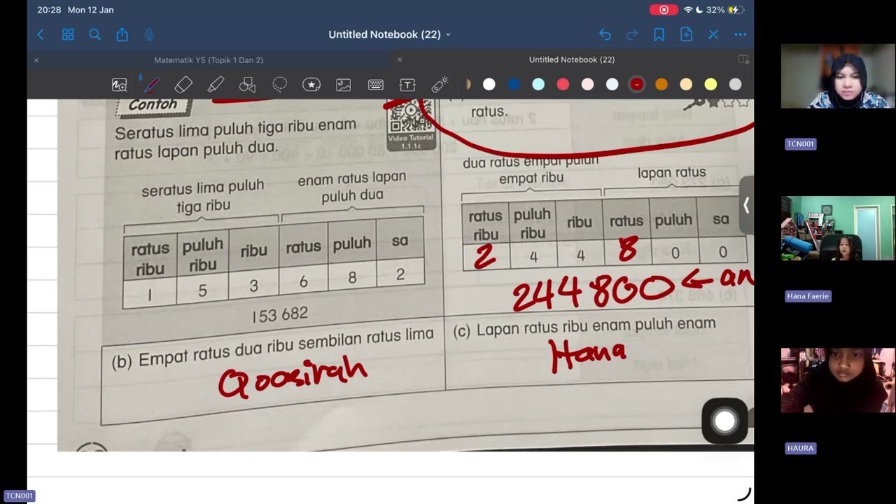 12/1/2026 Nilai tempat dan Nilai Digit