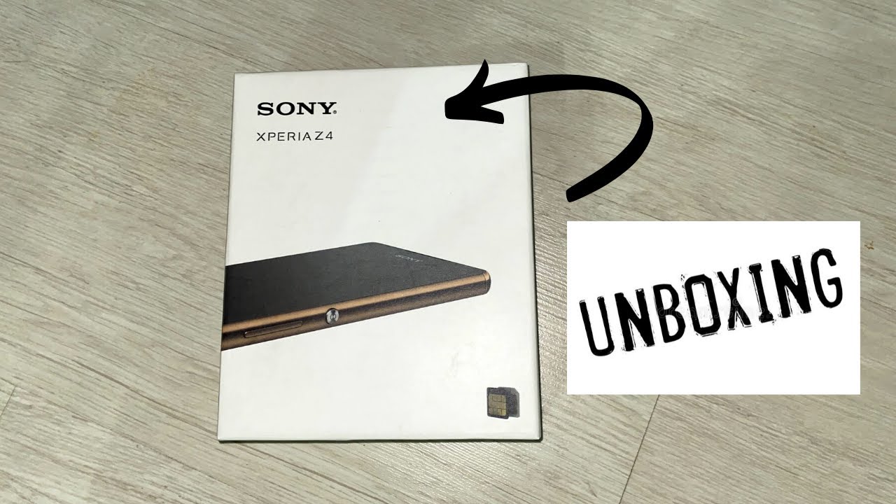 Sony Xperia Z4 UNBOXING ( Black )