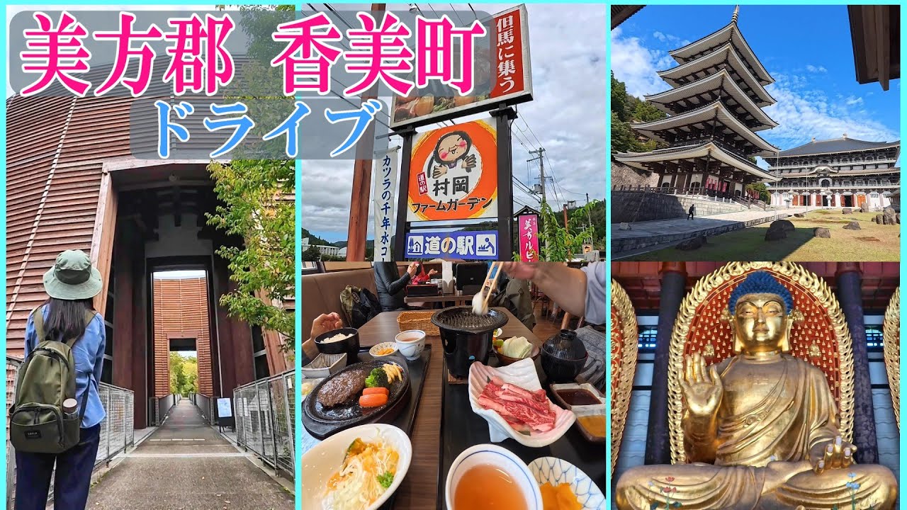 兵庫県民も まだ知らない?  木の殿堂 五重の塔と巨大大仏　道の駅で但馬牛ランチ
