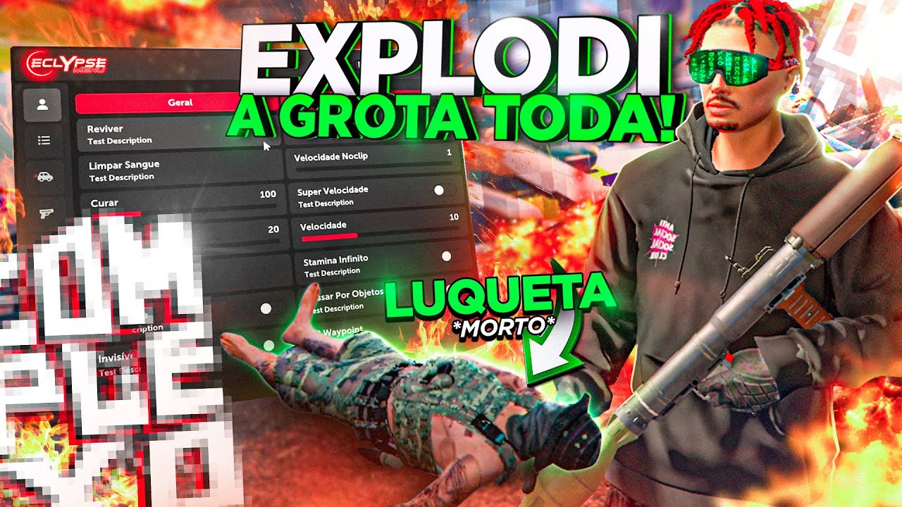 ENTREI NA COMPLEXO RP E EXPLODI O LUQUETA COM ECLYPSE NO GTA RP! - ECLYPSE