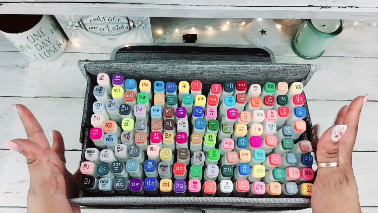BEST Budget Brush Markers | Sanjoki 120 Set | BETTER THAN Ohuhu?!? #adultcoloring #copicmarkerdupe