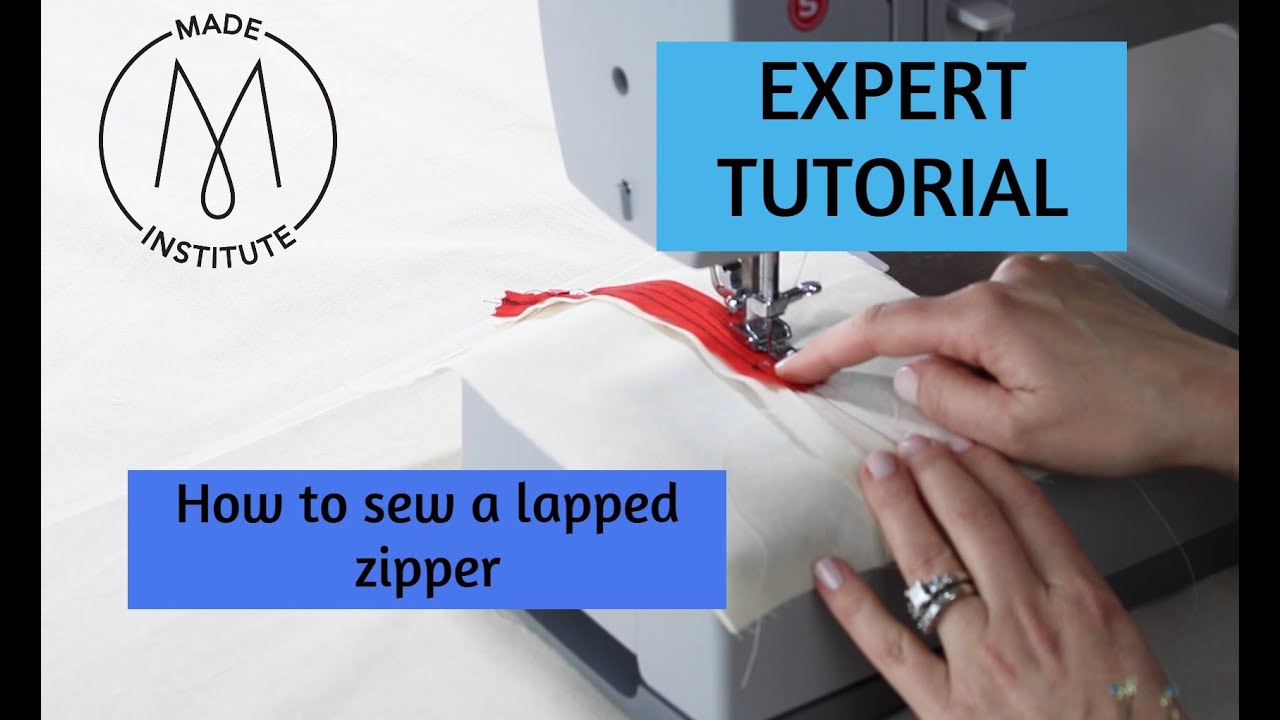 Sewing a lapped zipper for beginners!