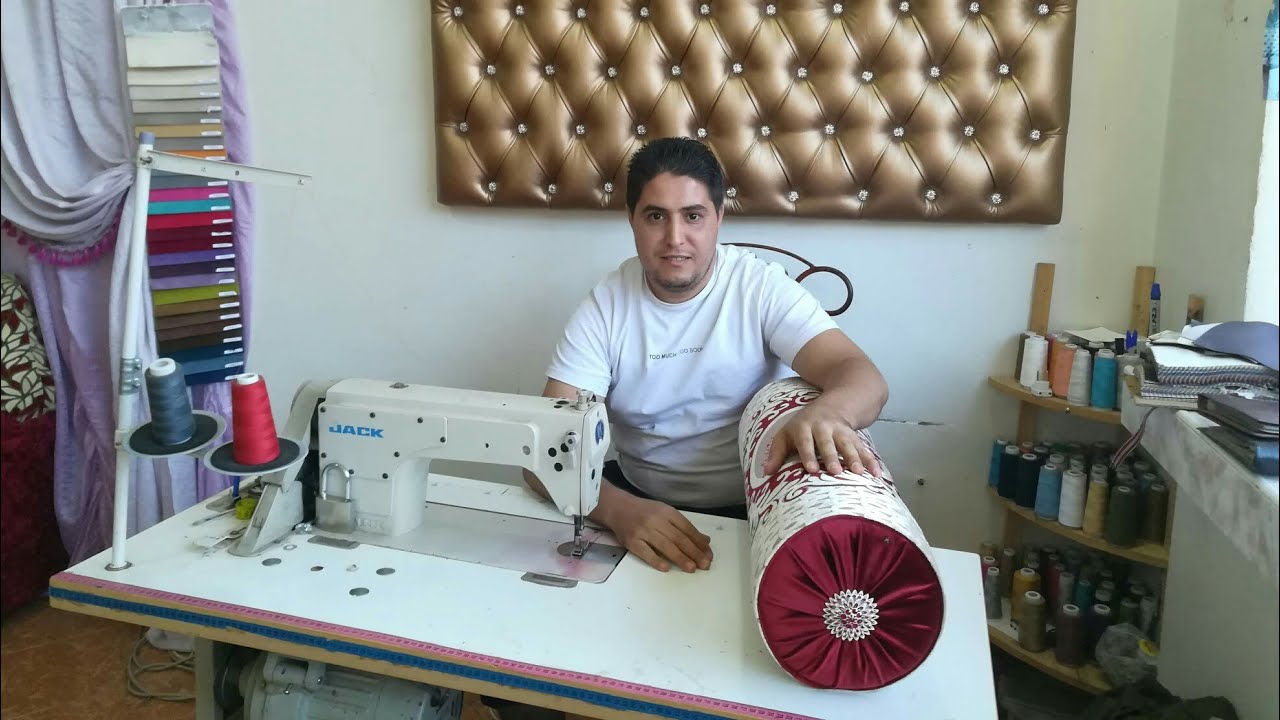 طريقة مبسطة لخياطة مسند ديال الصالون