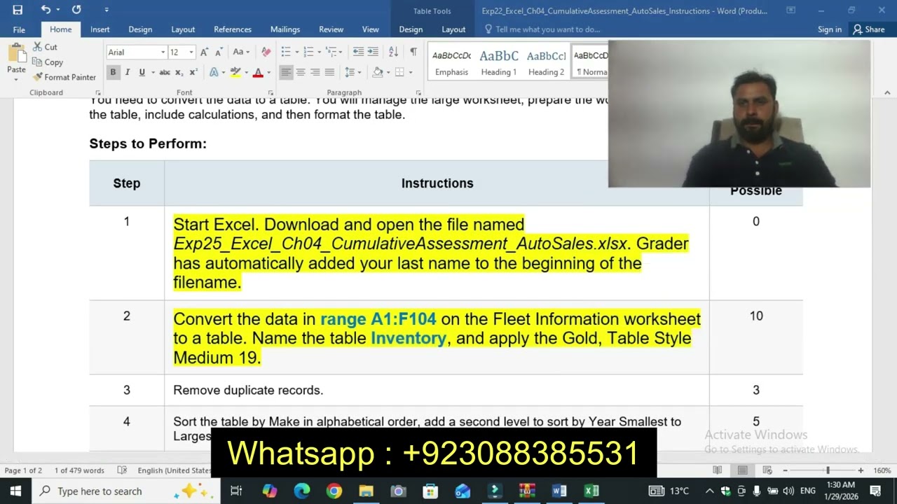 Exp22_Excel_Ch04_CumulativeAssessment_AutoSales | Excel Chapter 4 Cumulative Assessment Auto Sales