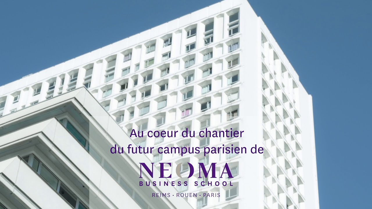 Au cœur du chantier du futur campus parisien de NEOMA Business School