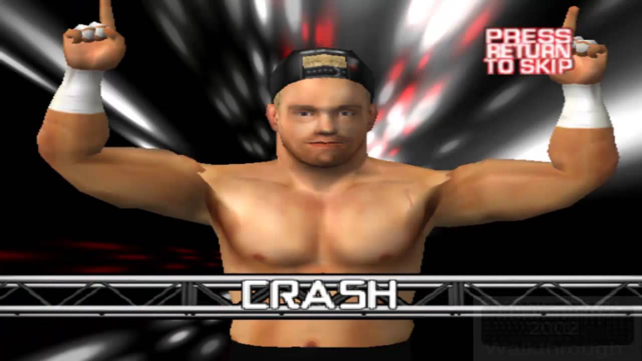 WWE RAW 2002 PC Version. Full Walkthrough. (Crash Holly) on 100%.