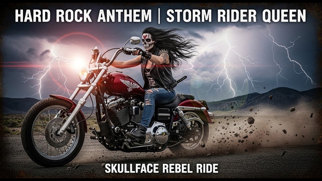 Hard Rock Anthem 🔥 Storm Rider Queen 🎵 Skullface Rebel Ride
