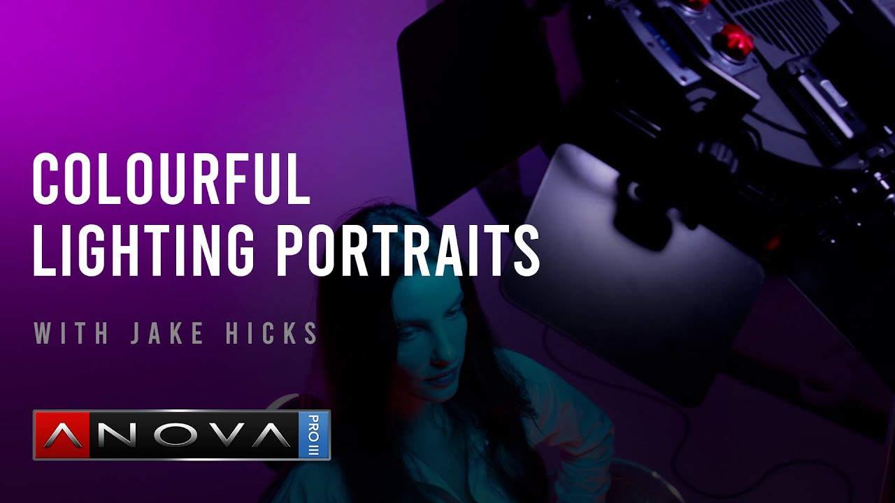 How to create Colourful Lighting Portraits with Jake Hicks and the Anova PRO 3 LED light