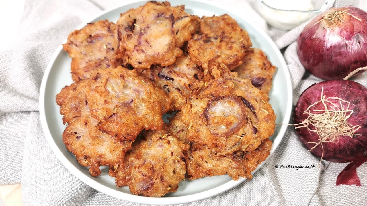 Frittelle di cipolle, facilissime e sfiziose