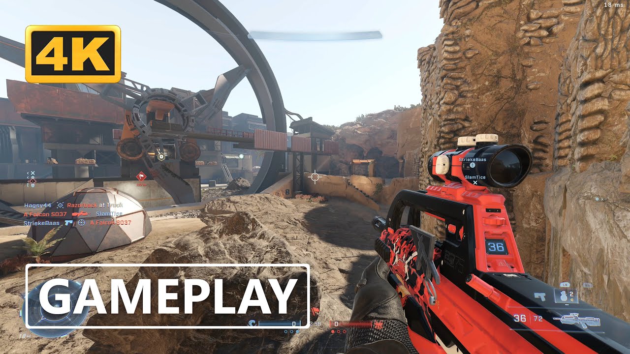 Halo Infinite Season 4 Multiplayer Gameplay 4K [Kusini Bay]