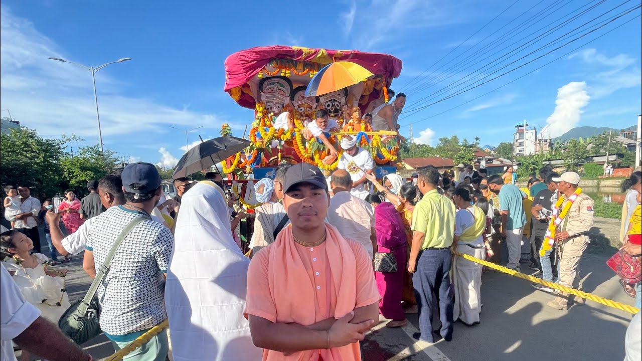 Rath Yatra 2025 Imphal Iskcon Manipur