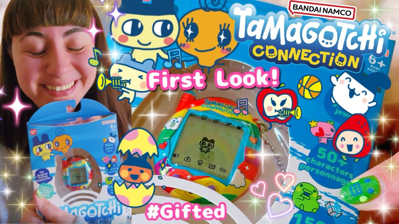 A First Look at the #Tamagotchi Connection Rerelease! 💖🌈🎉🎁 #giftedproduct