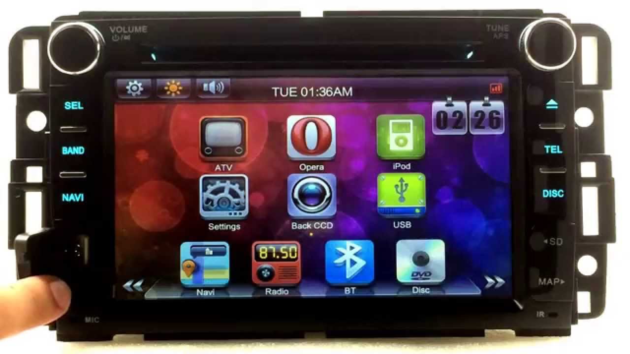 OTTONAVI K-Series A6 model GPS radio made for GMC/Chevy models OVERVIEW