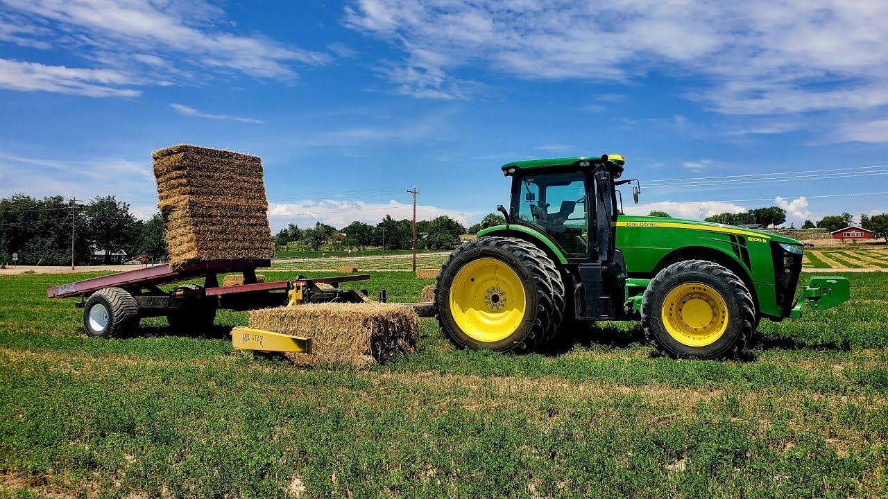 Stacking Some Hay With Our Mil-Stak