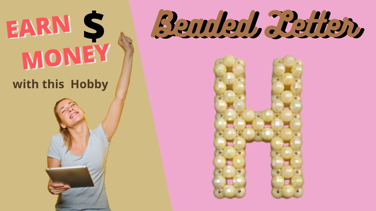 How to Make a Beaded Letter H