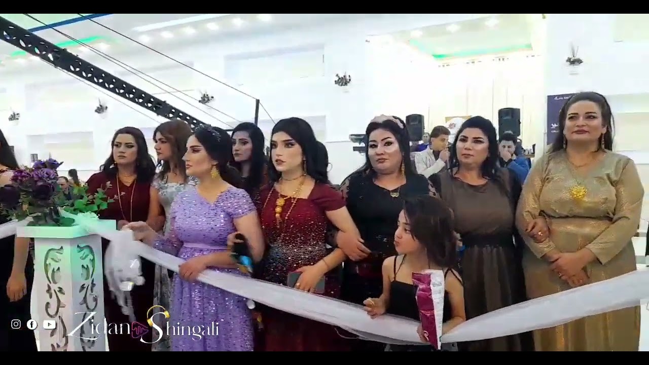 حفلة زفاف (فواز و سامية) زيدان شنكالي حفلة سنوني في قاعة سفير