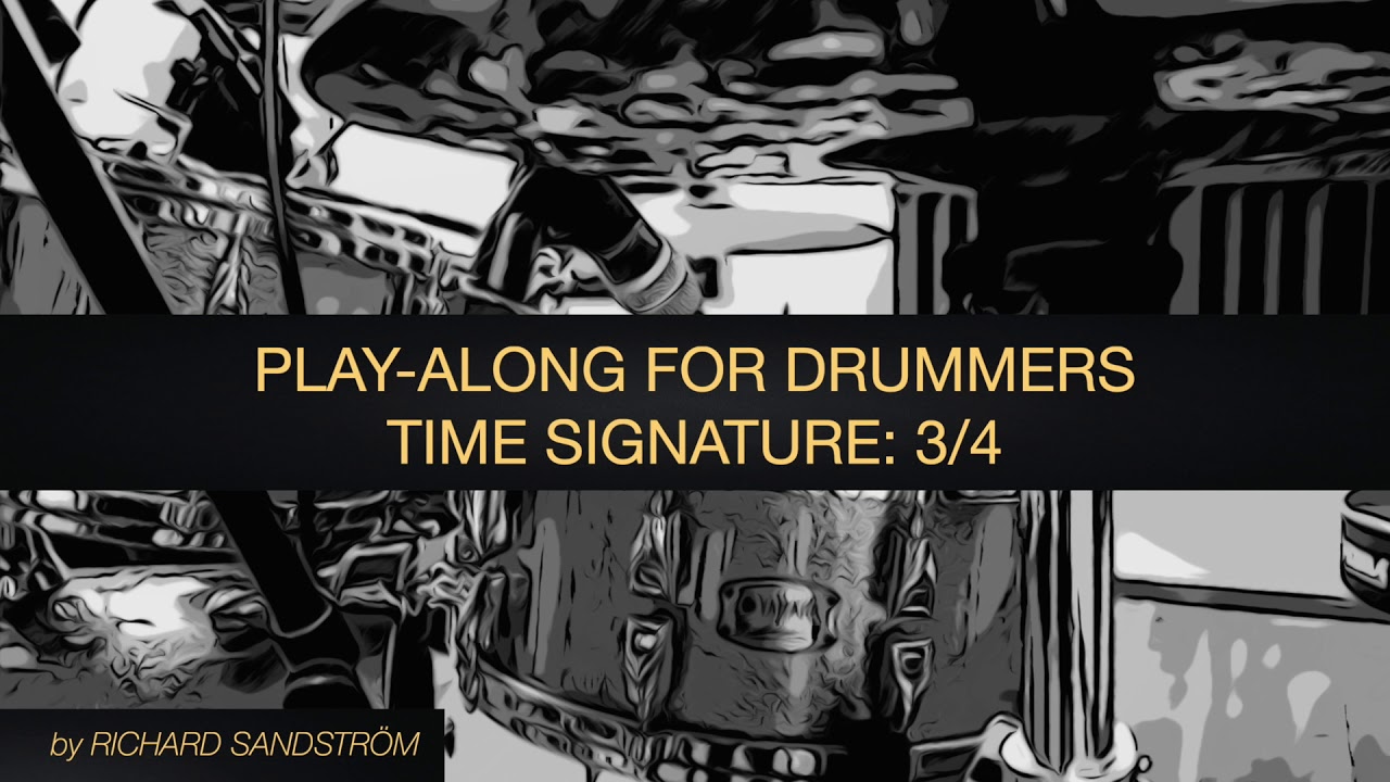 3/4 Odd Time Play-Along for Drummers (NO DRUMS) - Electronic, Lounge & Percussive Style