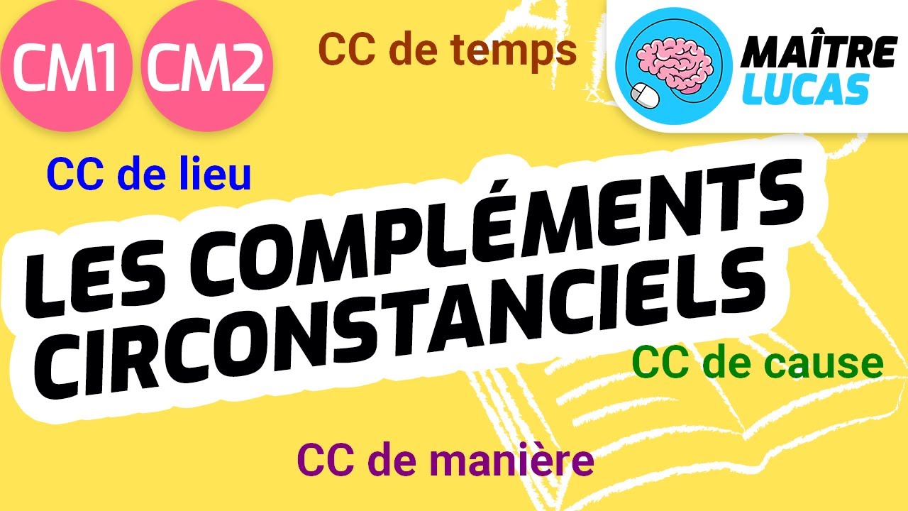 Les compléments circonstanciels CM1 - CM2 - Cycle 3 - Français - Grammaire