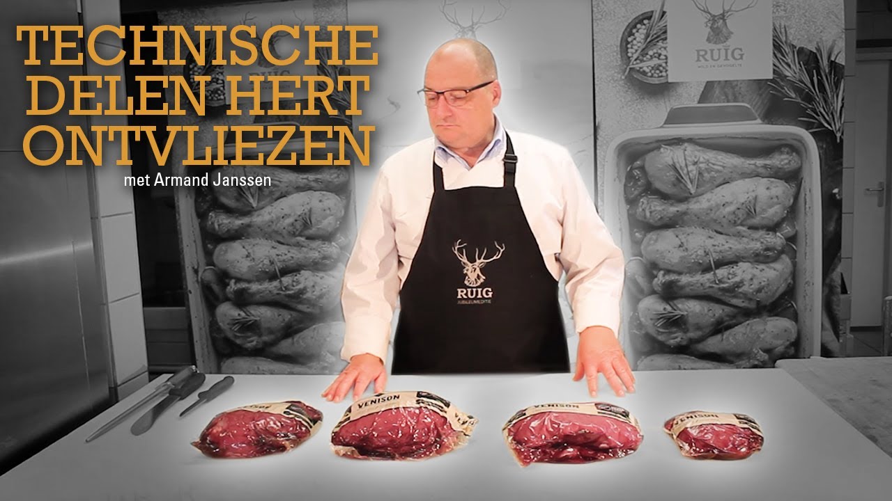 Technische delen van hert ontvliezen met Armand Janssen van Koninklijke Ruig