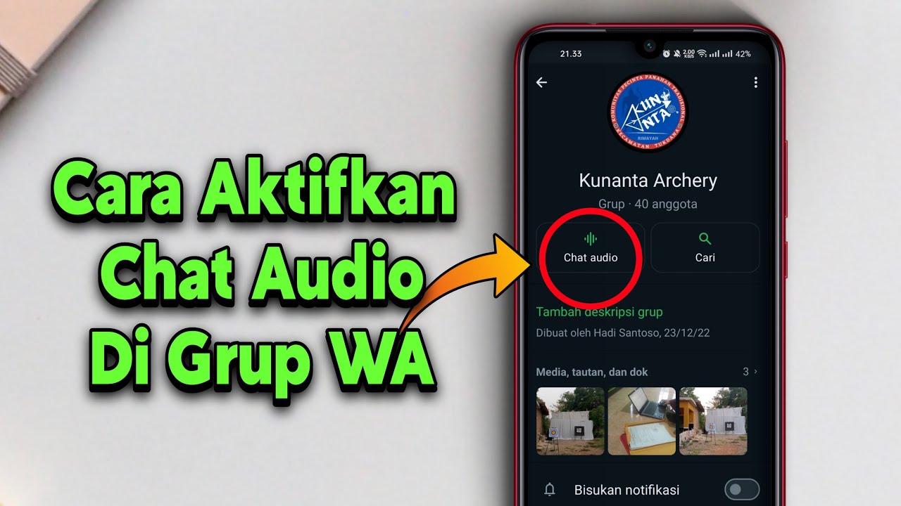 Cara Menggunakan Chat Audio Di Grup WhatsApp