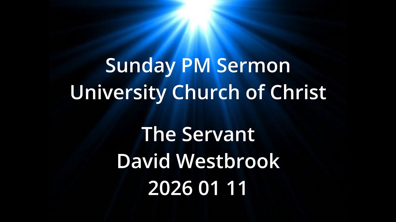 2026 01 11 The Servant