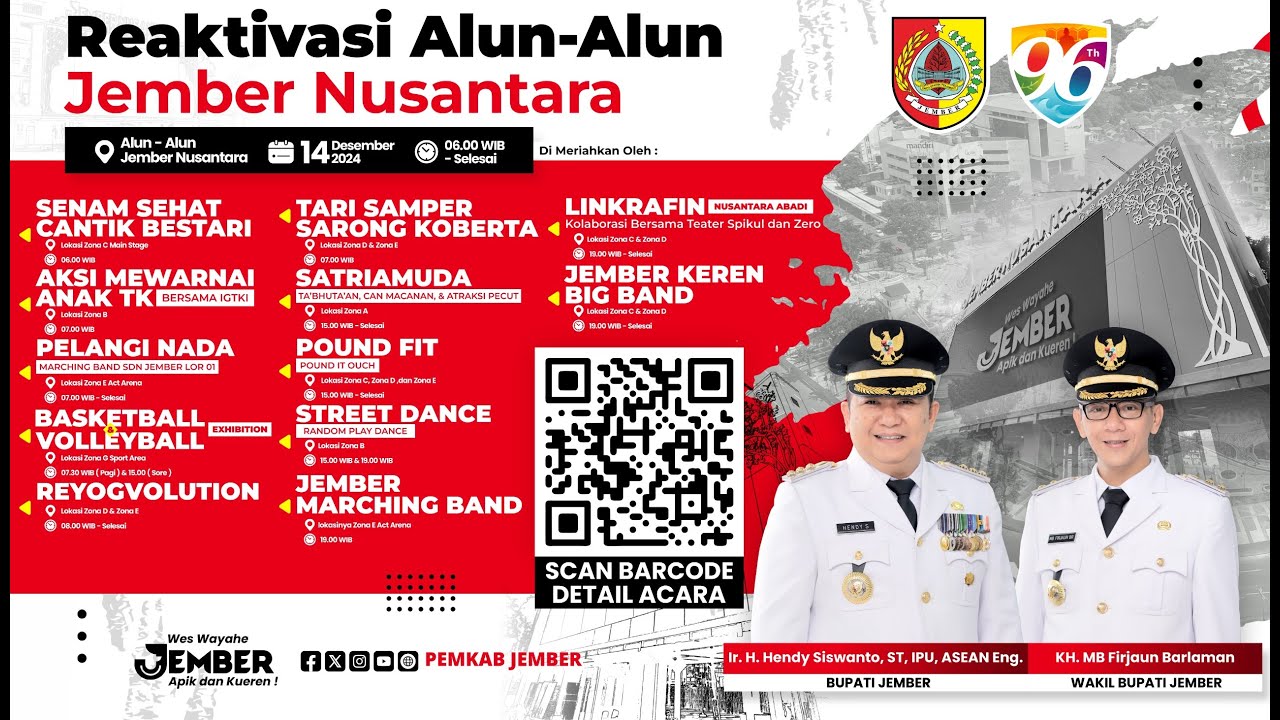 Opening Ceremony Reaktivasi Alun-Alun Jember Nusantara