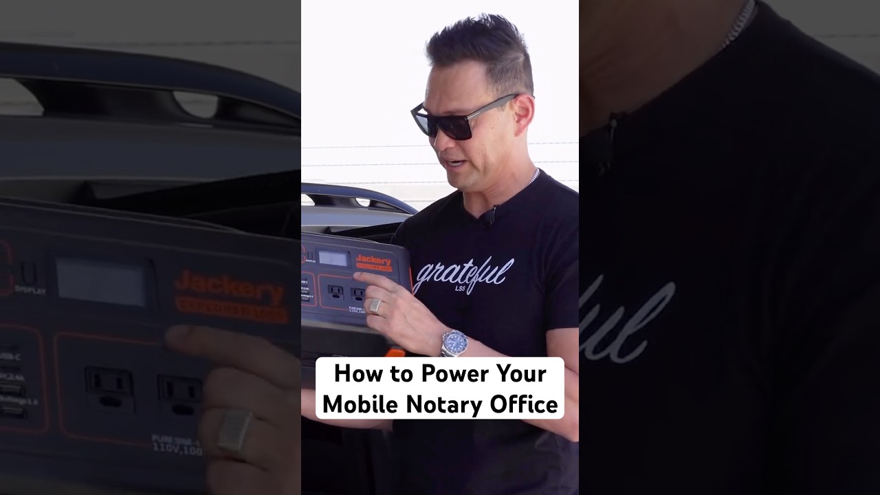 How to Power Your Mobile Notary Office 🔋